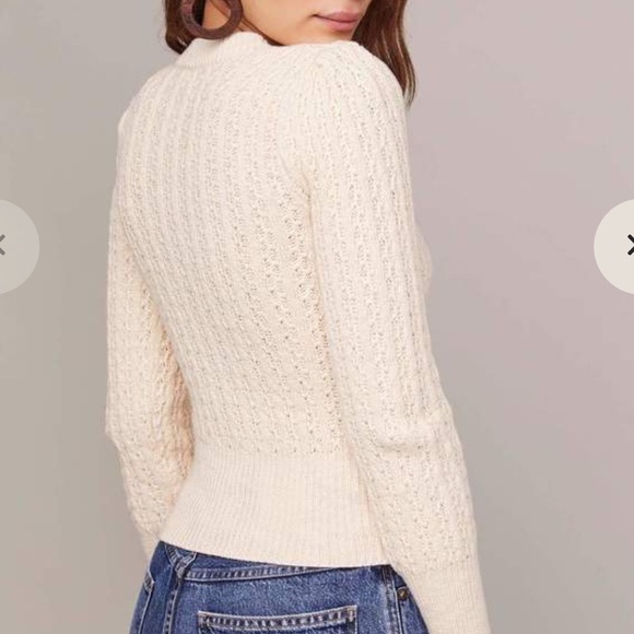 ASTR THE LABEL Aspen Sweater in Cream - Picture 3 of 8